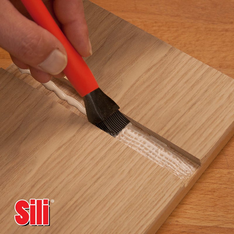 Sili Non-Stick 1" Wood Glue Brush, Easy Clean Silicone Wood Glue Applicator for Woodworking, Arts, Hobby and Crafts - Image 2